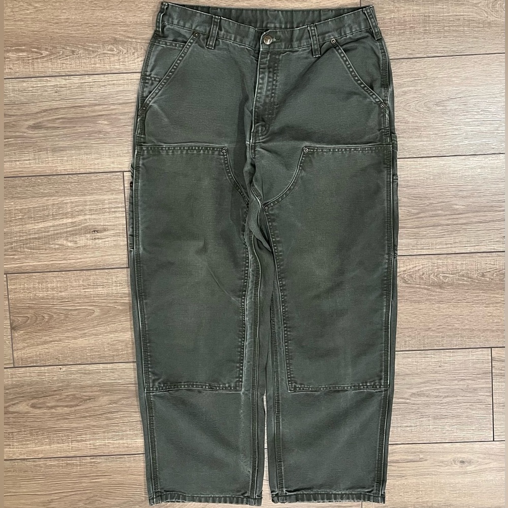 Vintage Faded Men’s Carhartt double knee work pants